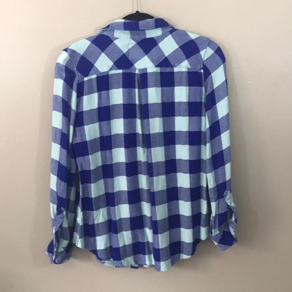 RAILS HUNTER Plaid Button Down SMALL